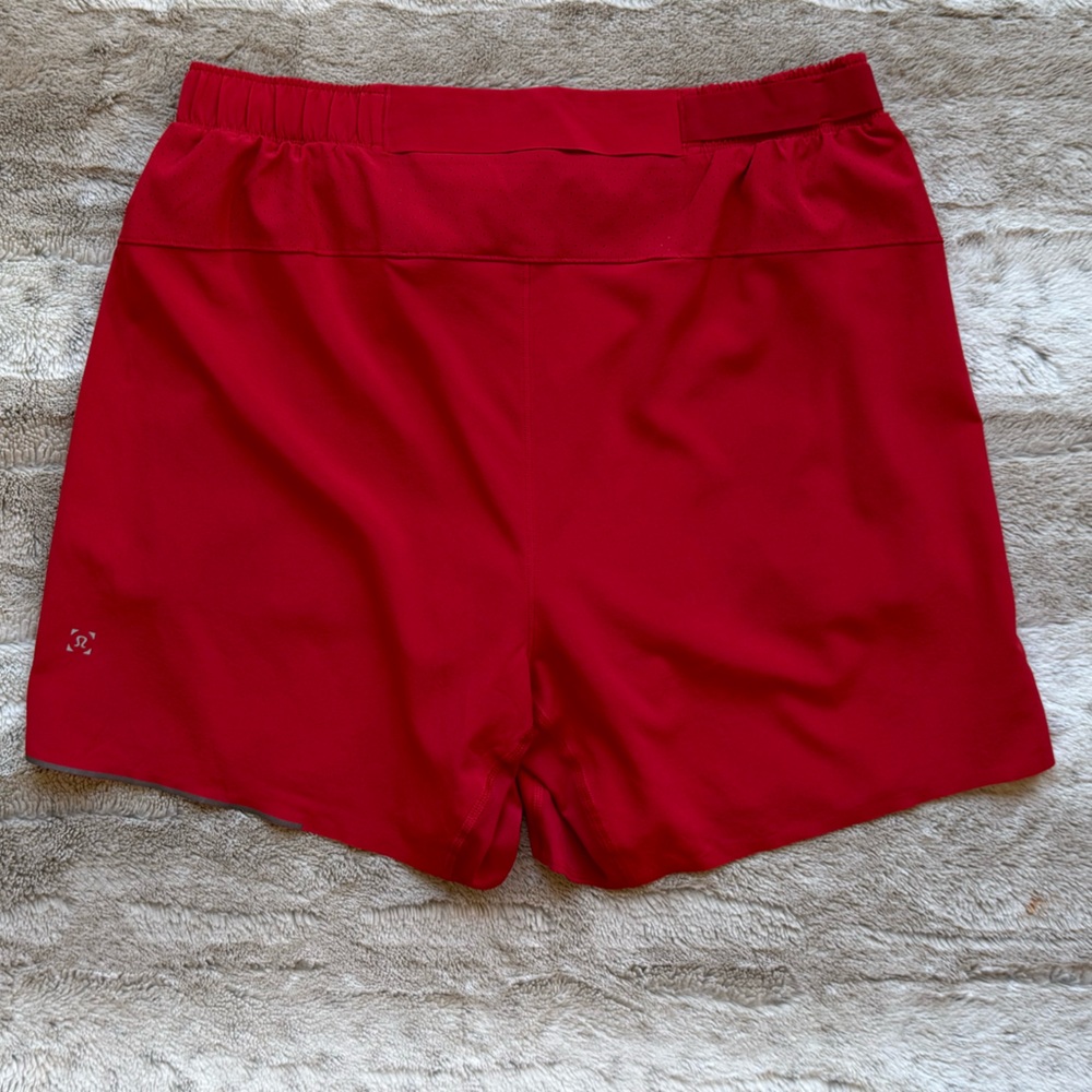 Lululemon Men’s Surge Short *6" Updated in Bold Red Size L - Picture 5 of 15
